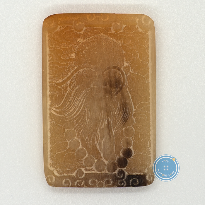 (1 piece) Accessories made of Real Horn