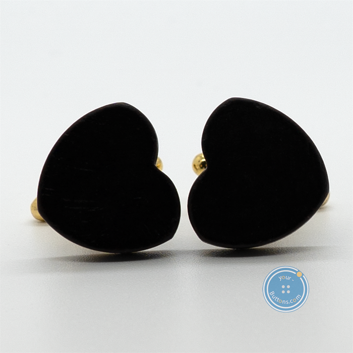 (2 pieces set) 18mm Wooden Cufflink