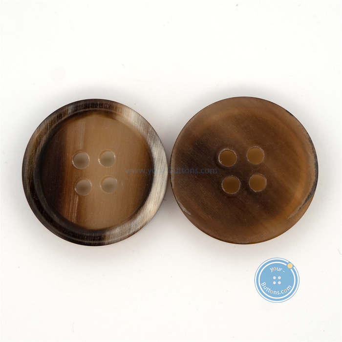 (3 pieces set) 15mm & 20mm Cow Horn Buttons
