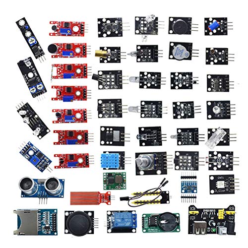 45pcs Sensor Modules Kit Compatible with Arduino Project, Electronic Project, UNO, Mega2560