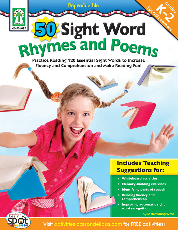 50 Sight Word Rhymes and Poems Ebook