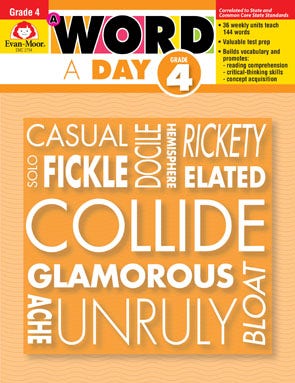 A Word a Day Grade 4 Ebook