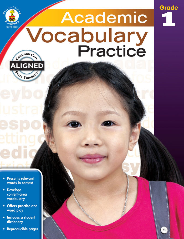 Academic Vocabulary Practice Grade 1 (eBook) Ebook