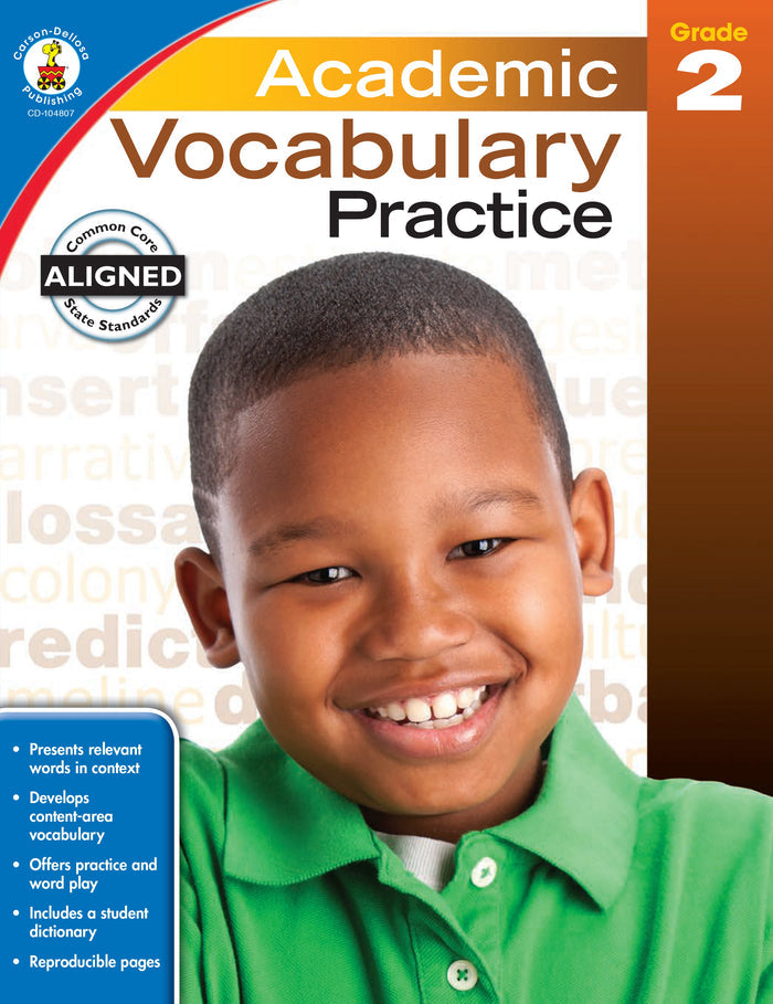 Academic Vocabulary Practice Grade 2 (eBook) Ebook