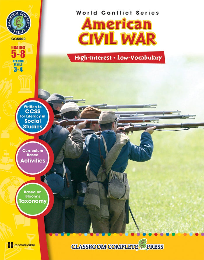 American Civil War Gr. 5-8 Ebook
