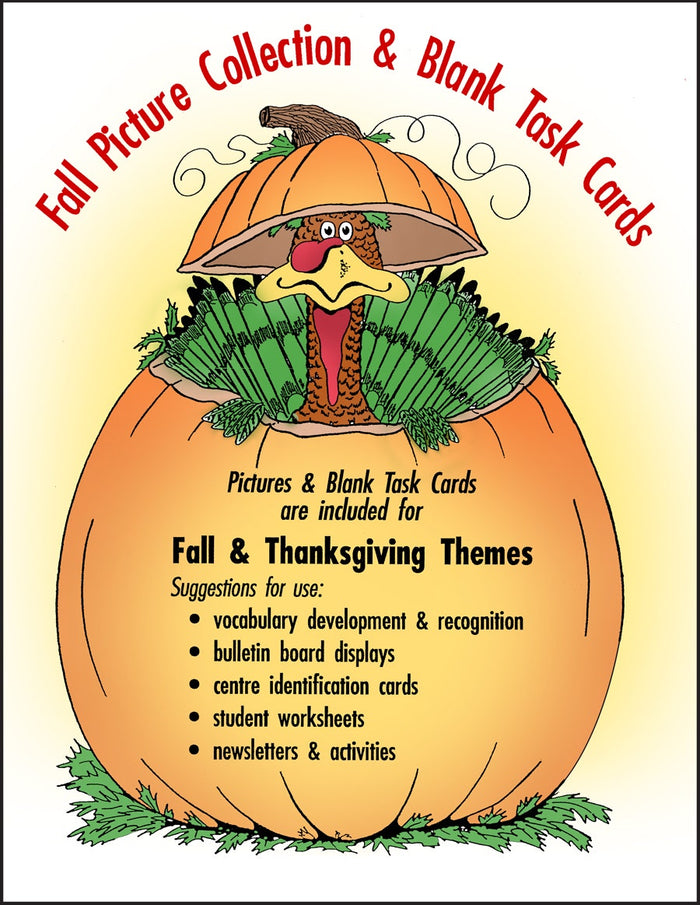 AUTUMN/THANKSGIVING (PICTURE & BLANK TASK CARDS) Ebook
