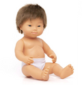Baby Doll Caucasian Boy with Down Syndrome 15in