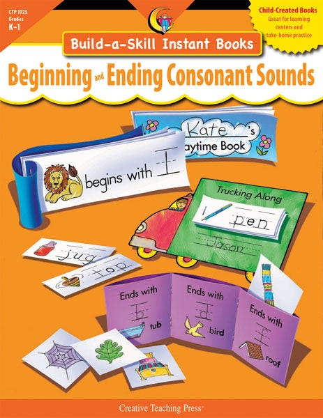 Beginning & Ending Consonant Sounds Build-a-skill Instant