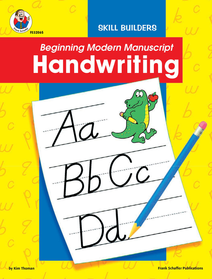 Beginning Modern Manuscript Handwriting Skill Builder Ebook