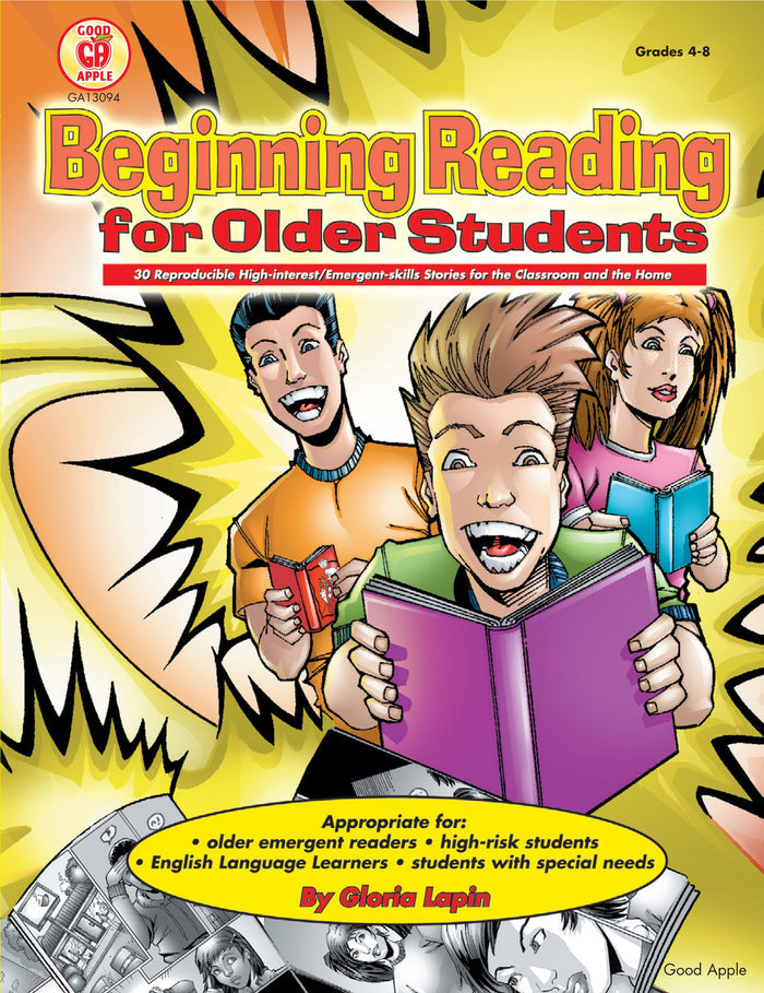Beginning Reading For Older Students Grades 4 - 8 (ebook)