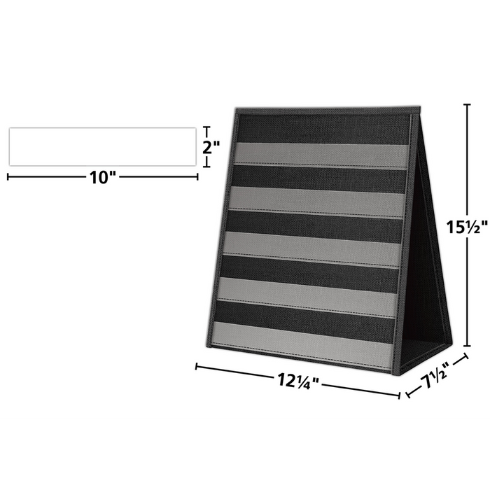 Black Desktop Pocket Chart