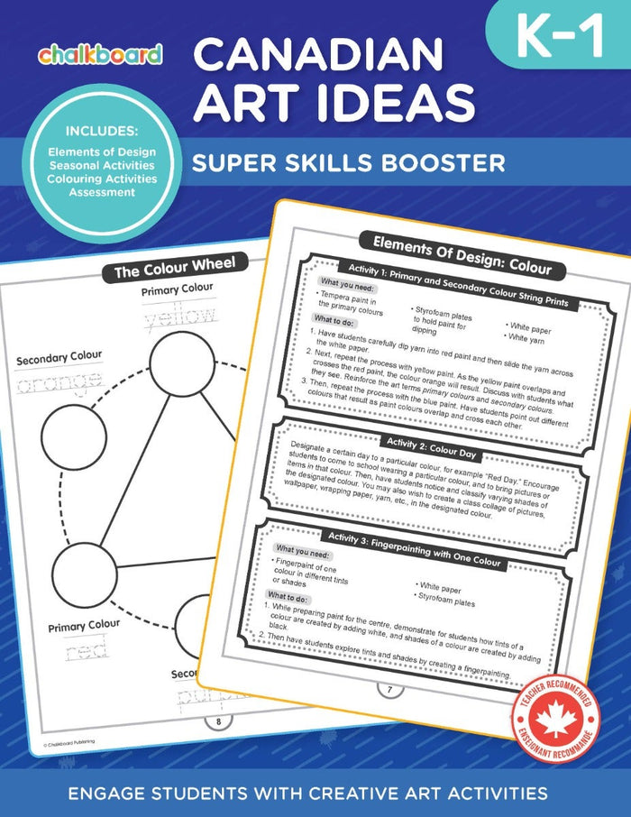Canadian Art Ideas Grades K-1 Ebook