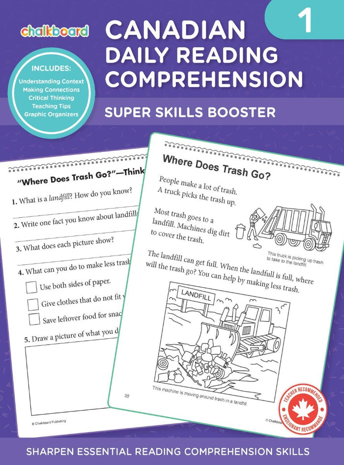 Canadian Daily Reading Comprehension 1 Ebook