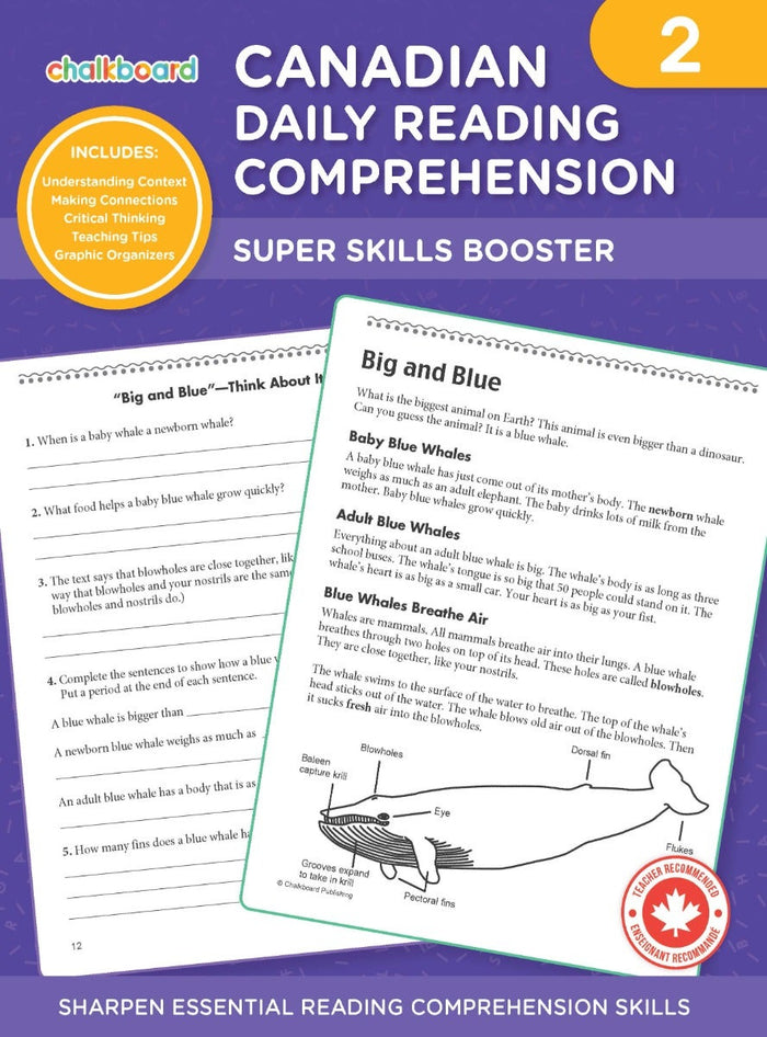 Canadian Daily Reading Comprehension 2 Ebook