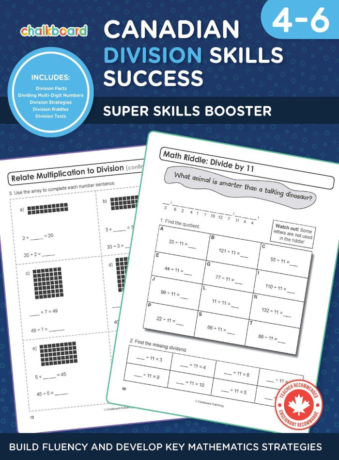 Canadian Division Skills Success 4-6 Ebook