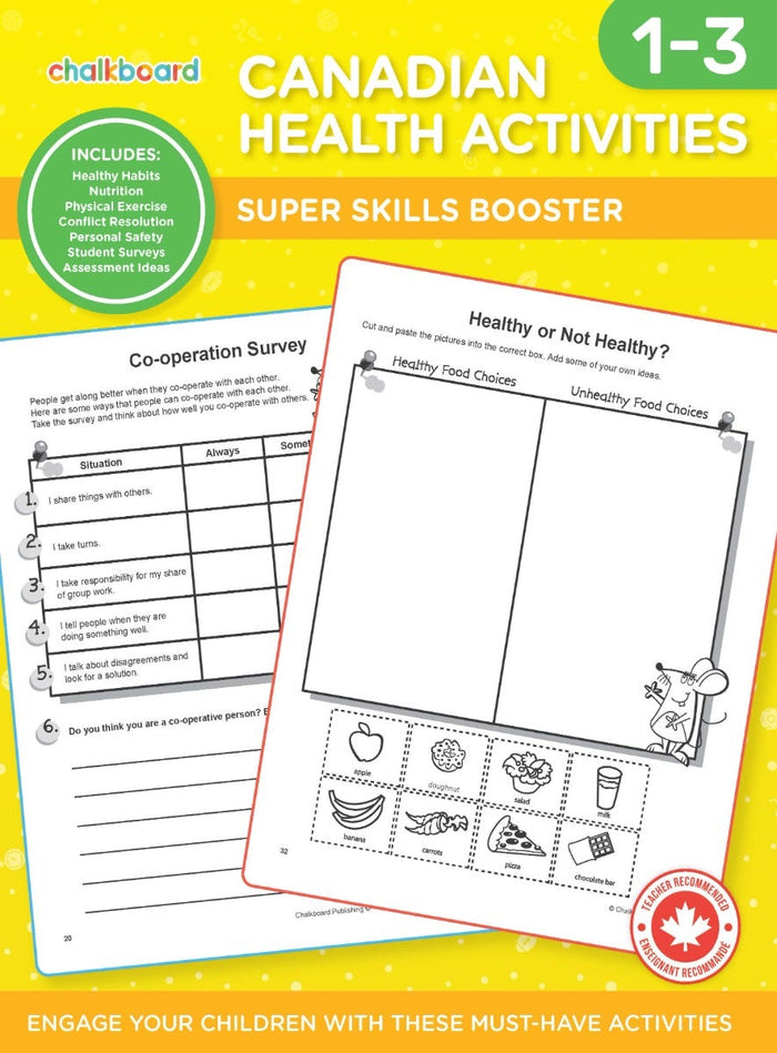 Canadian Health Activities Grades 1-3 Ebook