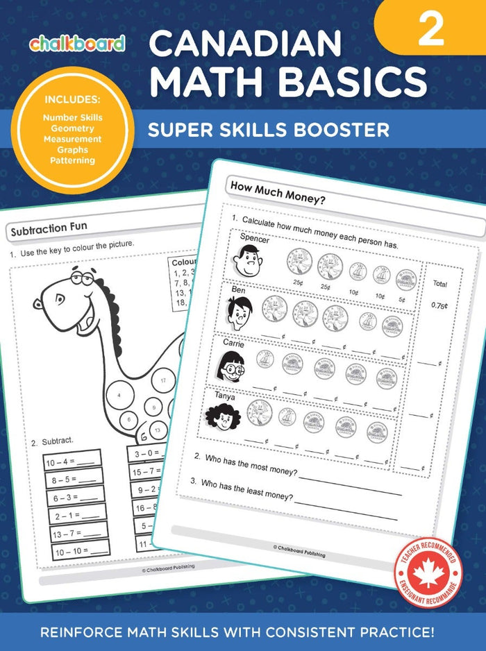 Canadian Math Basics Grade 2 Ebook