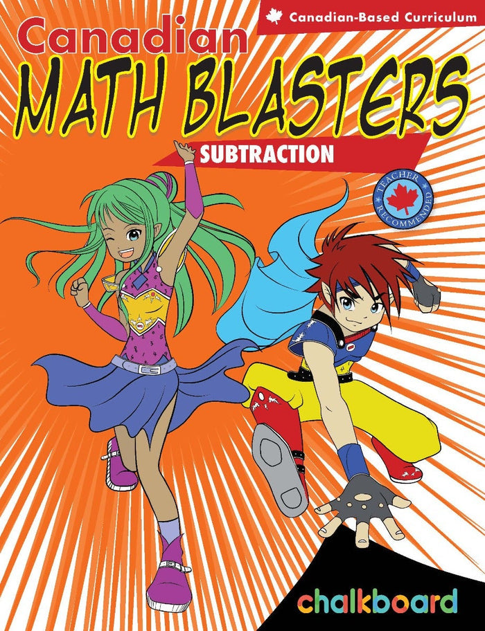 Canadian Math Blasters Subtraction Ebook