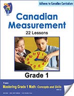 Canadian Measurement Lessons for Grade 1 (eBook) Ebook