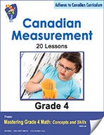 Canadian Measurement Lessons for Grade 4 (eBook) Ebook