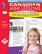 Canadian Mini Lessons - Reading Writing Grammar Grade 1 (ebo