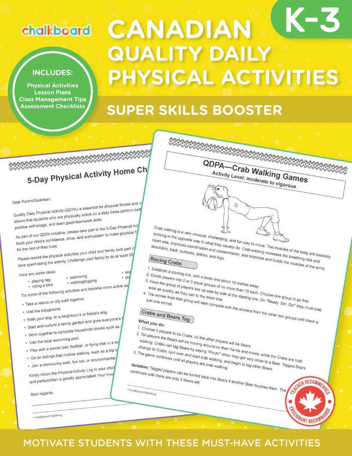 Canadian Quality Daily Physical Activities K-3 Ebook