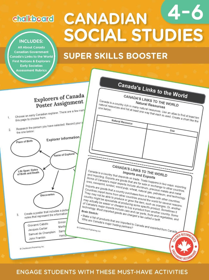 Canadian Social Studies Grades 4-6 Ebook