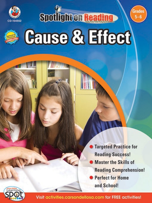 Cause and Effect: Grades 5-6 Ebook