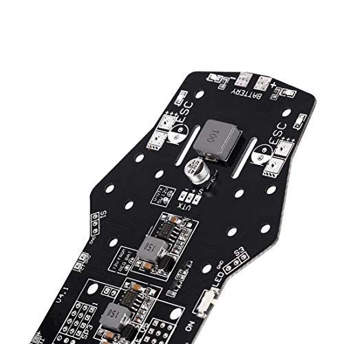 CC3D PDB PCB Power Distribution Board 5/12 BEC Buzzer LED Compatible with QAV250