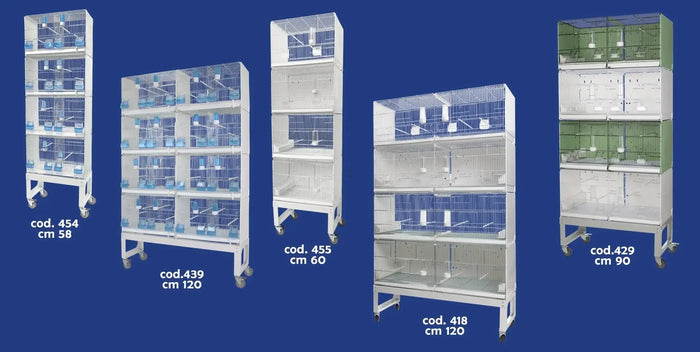 Chariot de 120cm pour les cages Pliables de 58 cm 2GR ART439 - BIRD SHOP ORNITHOLOGIE LUXEMBOURG S.A.R.L-S