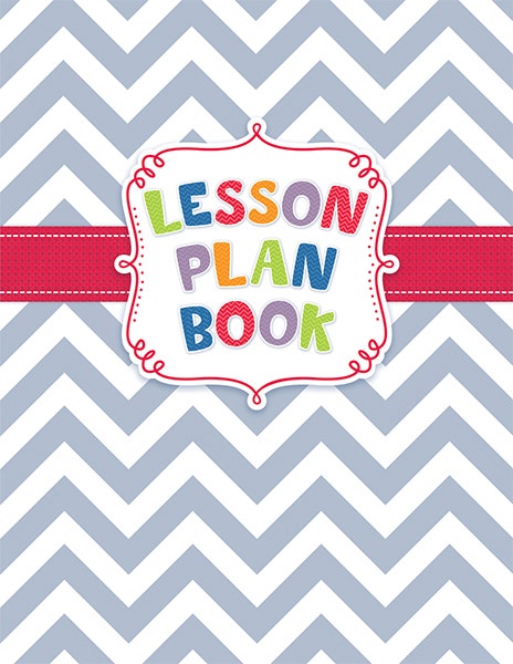 Chevron Lesson Plan Book Open eBook Ebook