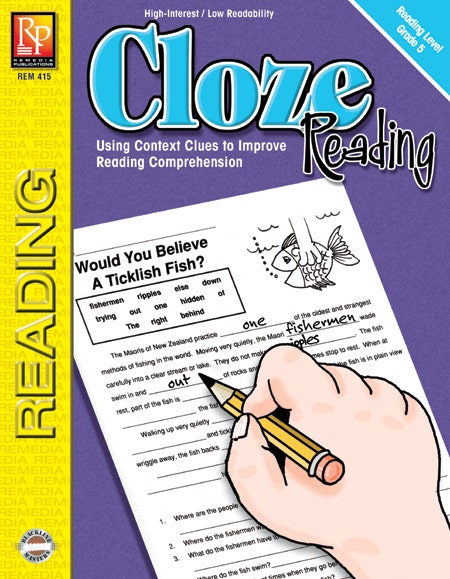 Cloze Reading (Rdg. Level 5) Ebook