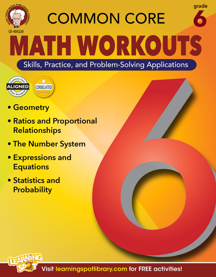 Common Core: Math Workouts (Gr. 6) Ebook