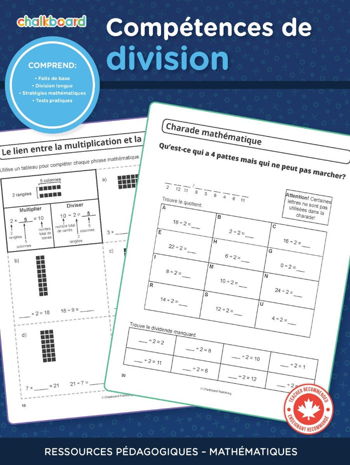 Competences De Division Ebook