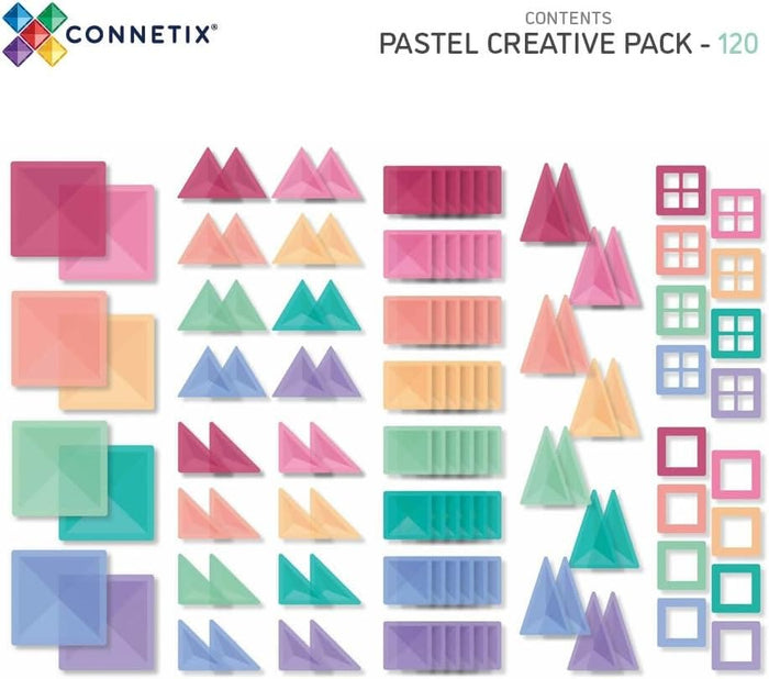 Connetix Pastel Creative Pack 120 pc