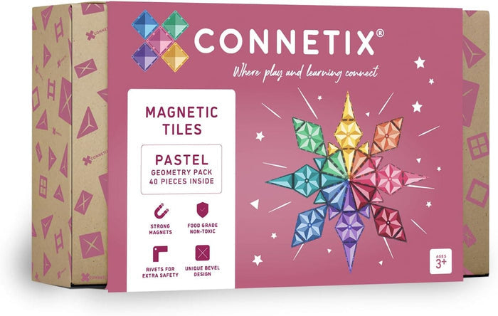 Connetix Pastel Geometry Pack 40 pc