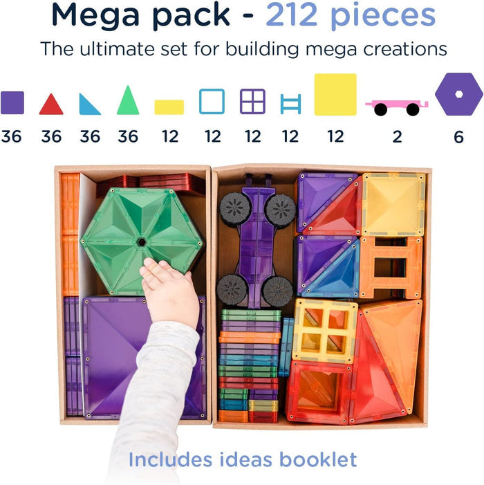 Connetix Rainbow Mega Pack 212 pc