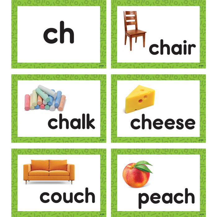 Consonant Blends & Digraphs Pocket Chart Cards