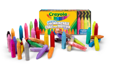 Crayola Sidewalk Chalk 64 ct