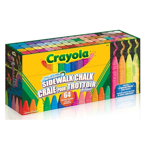 Crayola Sidewalk Chalk 64 ct