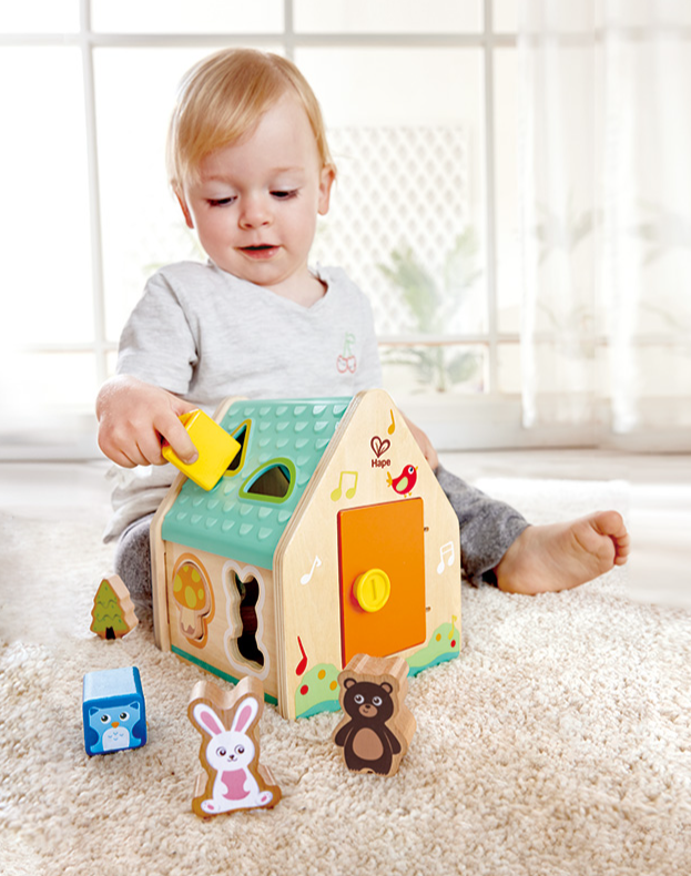 Critter House Shape Sorter by Hape