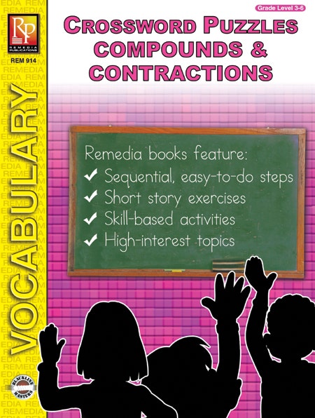 Crossword Puzzles: Compounds & Contractions Ebook