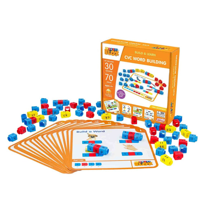 CVC Word Building - Rainbow Phonics (Phase 2)