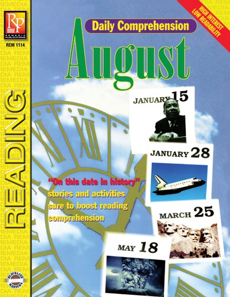 Daily Comprehension: August Ebook