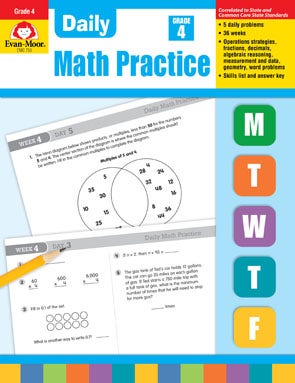 Daily Math Practice Grade 4 Ebook