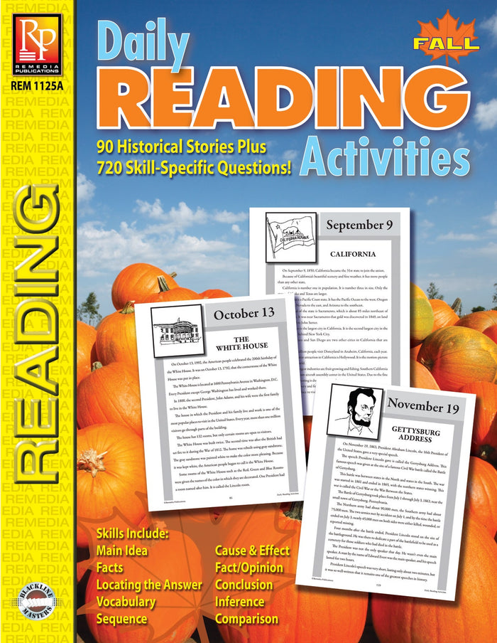 Daily Reading Activities: Fall Ebook