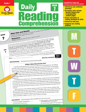 Daily Reading Comprenesion Grade 7 Ebook