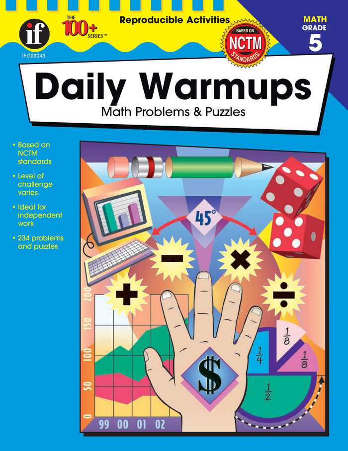 Daily Warmups Math Problems (Grade 5) Ebook