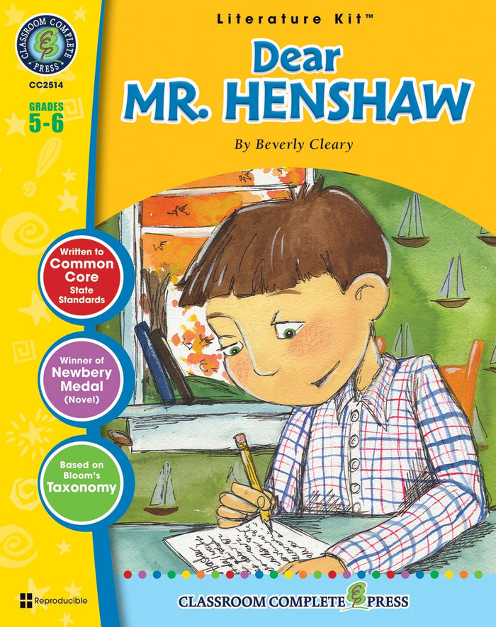 Dear Mr. Henshaw - Literature Kit Gr. 5-6 Ebook