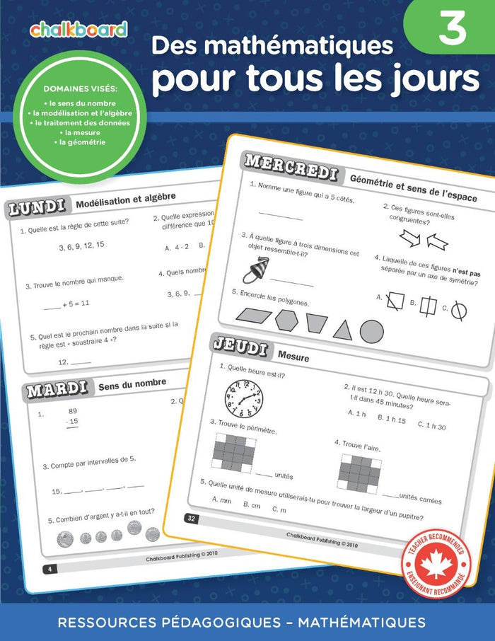 Des Mathematiques Pour Tous Les Jours 3 Ebook